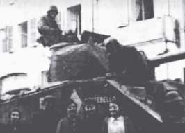 Hricourt, le 18 nov. 1944 : Le char "Montebello" n'a plus que deux heures  vivre...