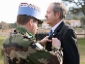 Remise de la Mdaille de la Dfense Nationale  notre secrtaire gnral, Paul Baron, par le  colonel  de Saulce Latour chef de corps du 1er/11e cuirassiers le 25 janvier 2008