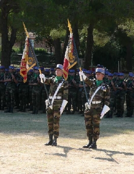 Dissolution du GE 1er cuirassiers - Carpiagne, juillet 2009