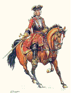 Mestre de camp de Colonel Général de Cavalerie en 1740 - BENIGNI