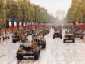 Le 1er rgiment de cuirassiers dfile  Paris le 14/07/1993