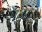 1994: La garde  l'tendard du 1er Cuirassiers aux ordres du LTN BACK (Photo Prunier)