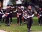 1er mai 1999 : La fanfare du 1er rgiment de cuirassiers et le trompette-major, l'ADC Villire (Photo Baron)